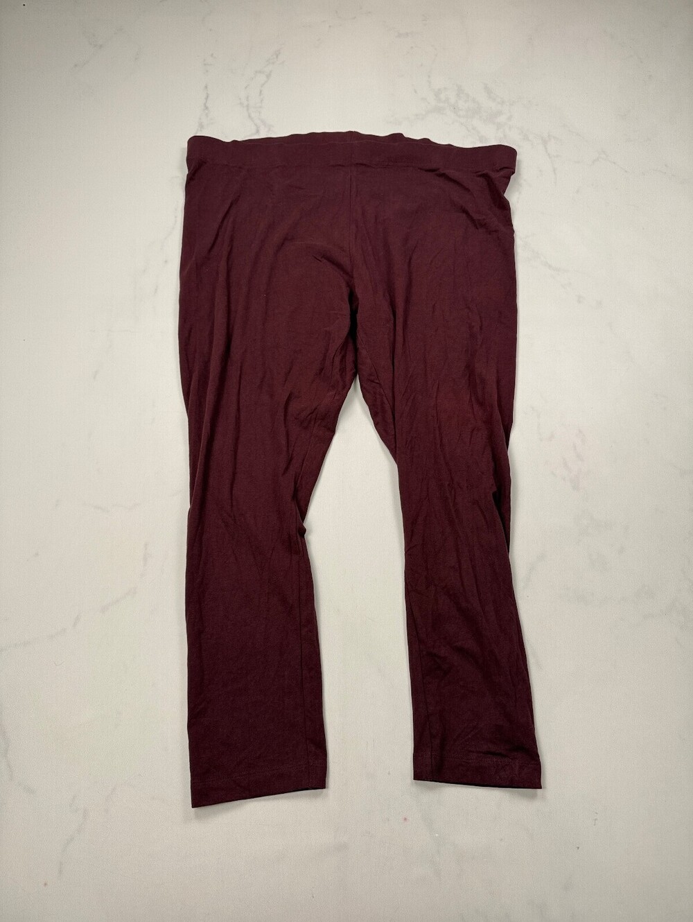 Old Navy Leggings Burgundy 90s VTG Everyday Essential - Womens 3X Plus